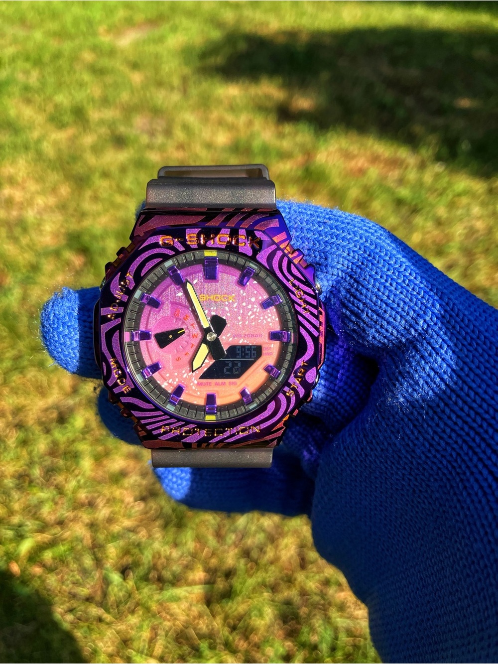 Custom G Shock Purple Galaxy GM2100